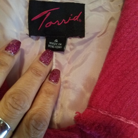 Torrid Pink Coat - Picture 2 of 8
